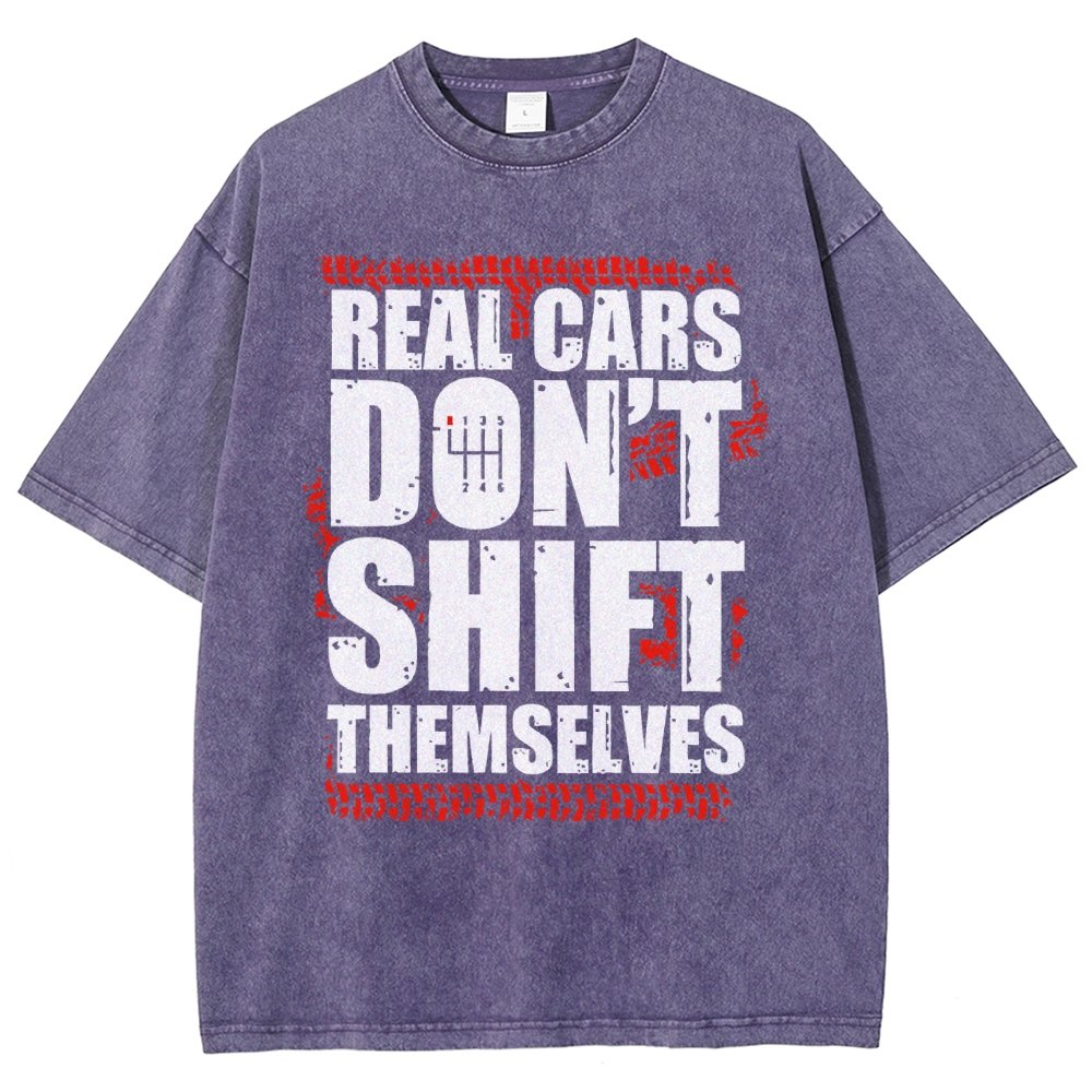 Manual Transmission Gearhead Vintage Distressed T-shirt