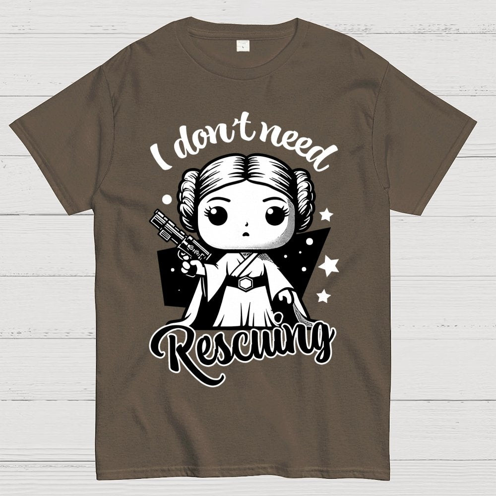 I Don't Need Rescuing Geek T-Shirt