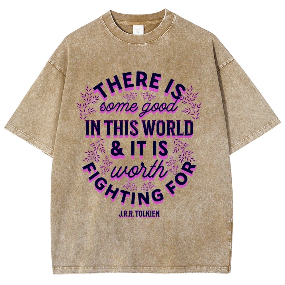 There is Some Good in This World Vintage Distressed T-shirt