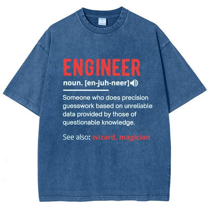 Engineer Definition Vintage Distressed T-shirt