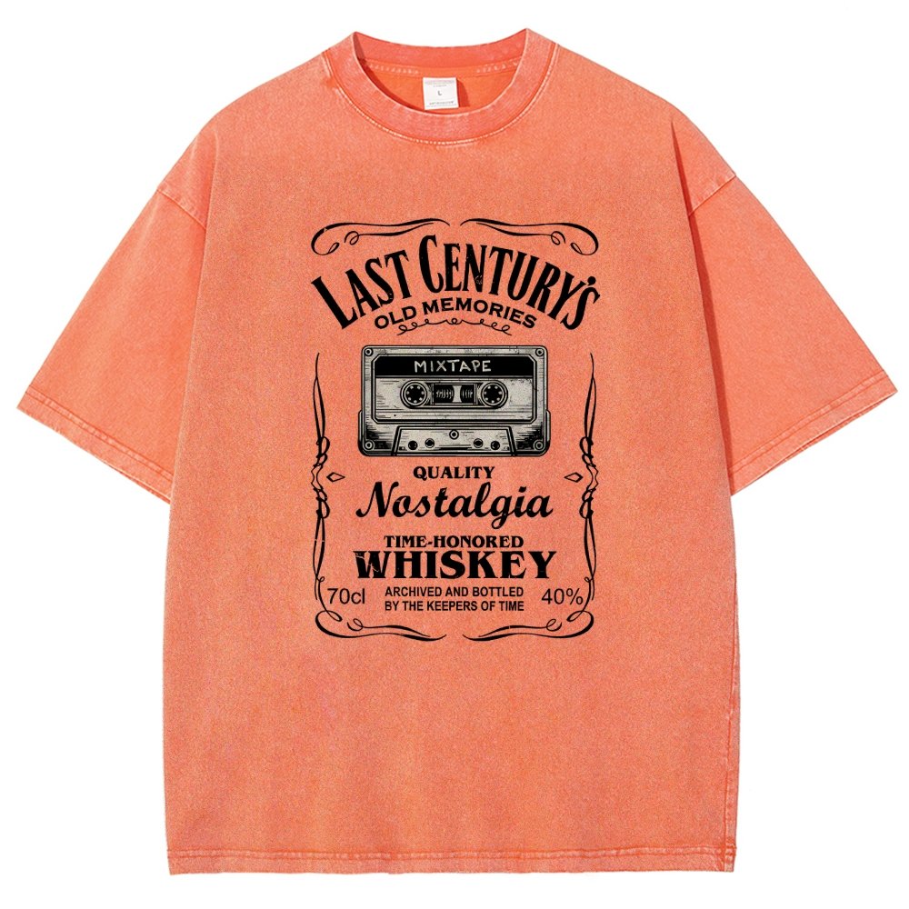 Last Century's Whiskey Vintage Distressed T-shirt