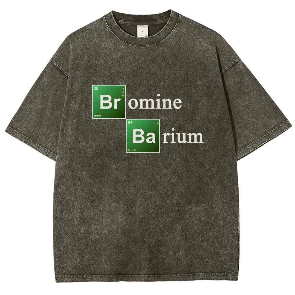 Chemical Adventure Bromine Barium Vintage Distressed T-shirt