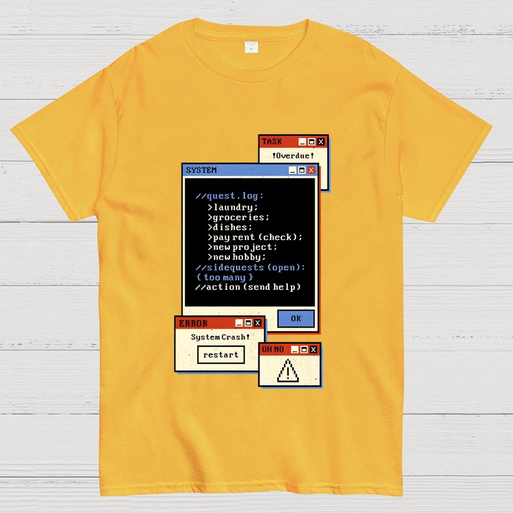 Quest Log Full Geek T-Shirt