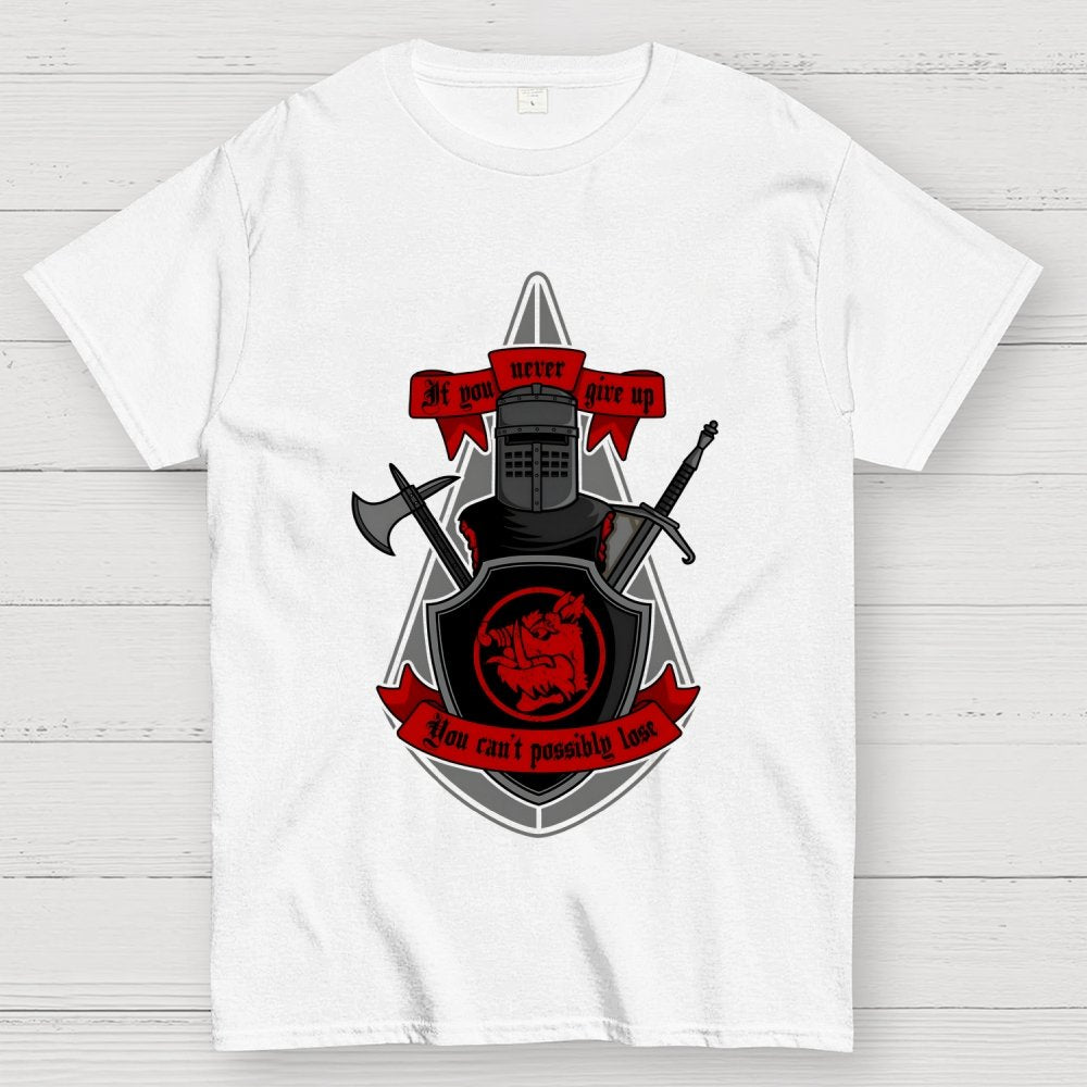 Never Give Up Geek T-Shirt