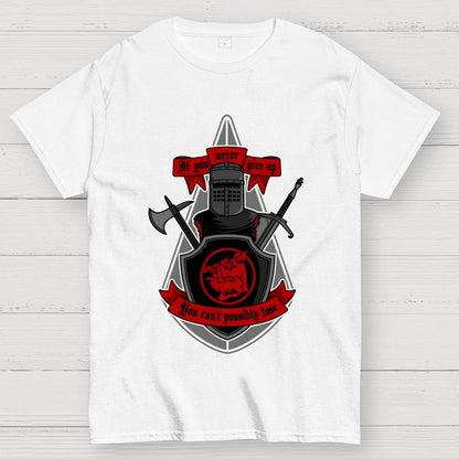 Never Give Up Geek T-Shirt