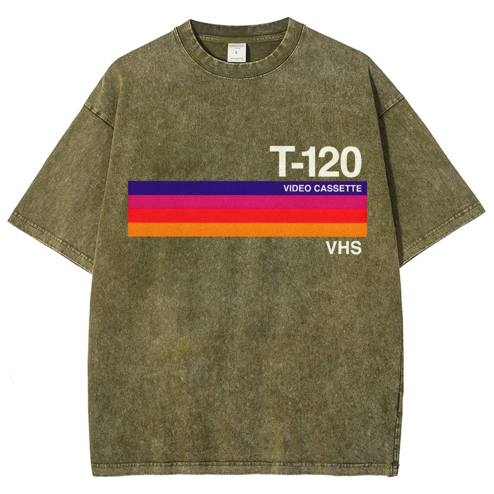 Dusk Video Cassette VHS Vintage Distressed T-shirt