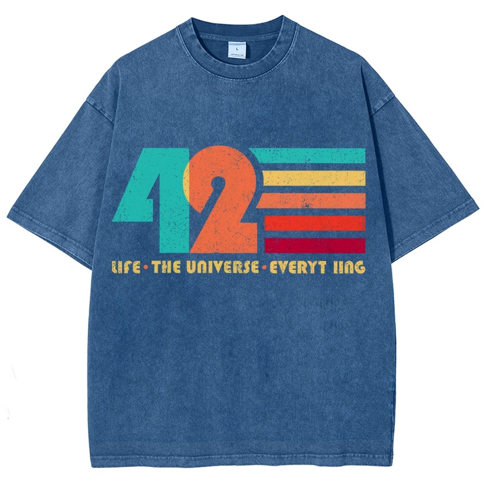 The Answer Is 42 Vintage Distressed T-shirt