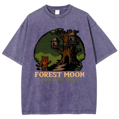Woodland Moon Home Vintage Distressed T-shirt