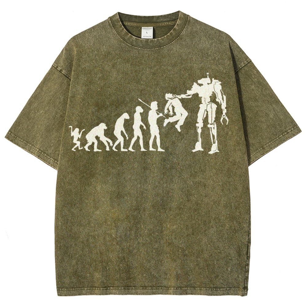 Evolution To Termination Vintage Distressed T-shirt