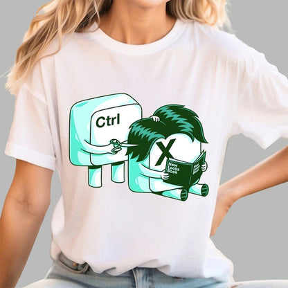 Funny Ctrl X Unisex Geek T-Shirt 2508001692
