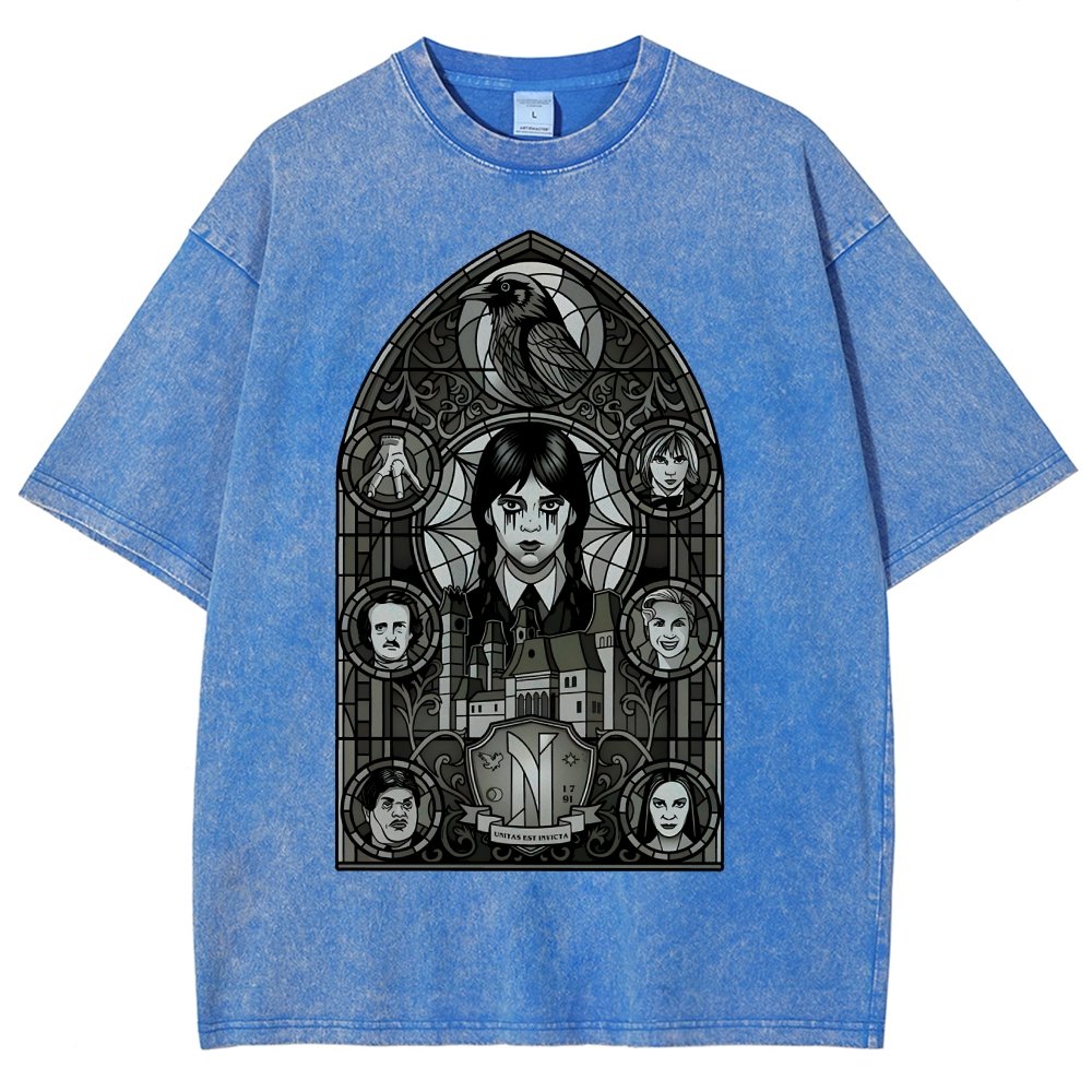 Stained Glass of Outcasts Vintage Distressed T-shirt