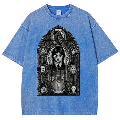 Stained Glass of Outcasts Vintage Distressed T-shirt