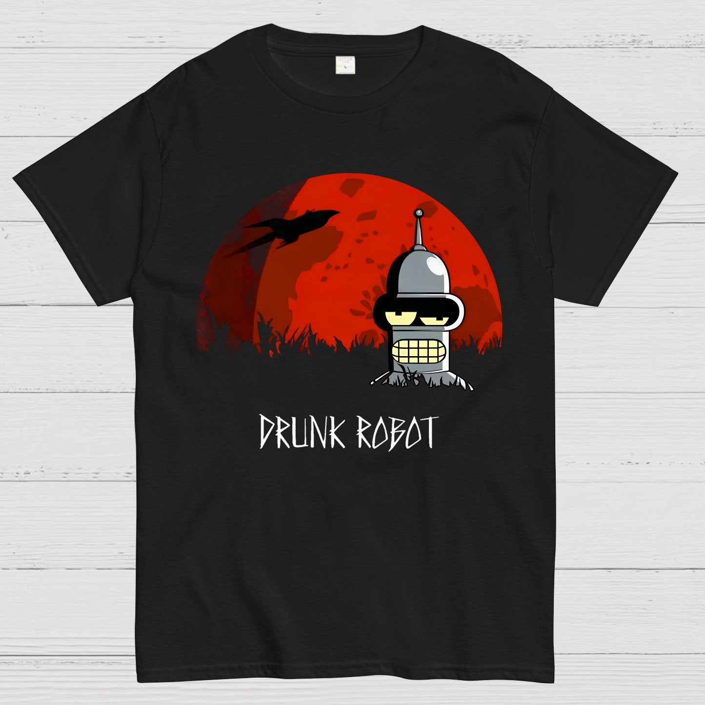 Drunk Robot Geek T-Shirt