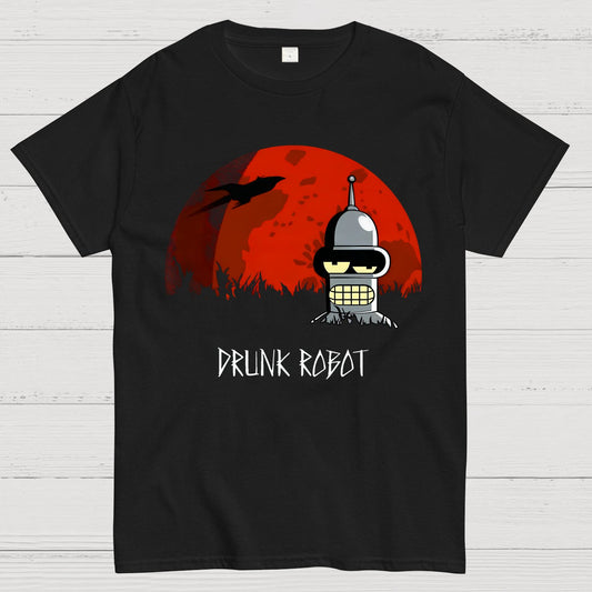 Drunk Robot Geek T-Shirt