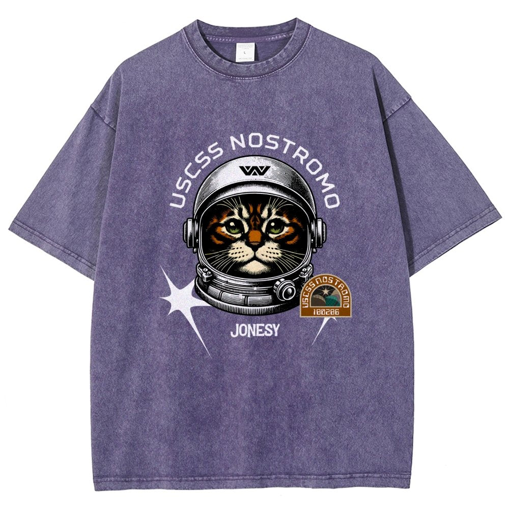 Jonesy The Space Cat Vintage Distressed T-shirt
