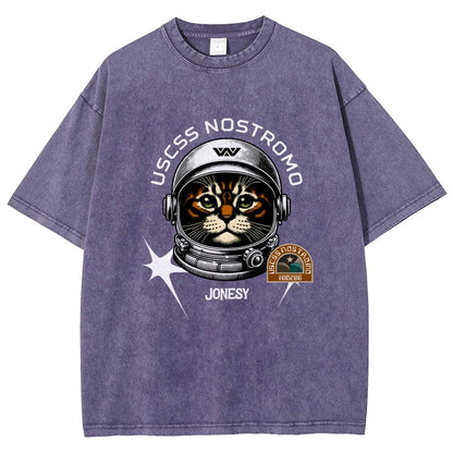 Jonesy The Space Cat Vintage Distressed T-shirt