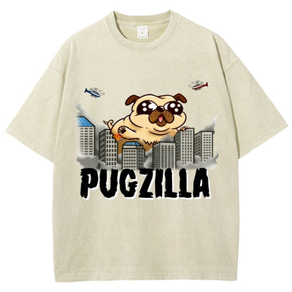 Pugzilla Vintage Distressed T-shirt
