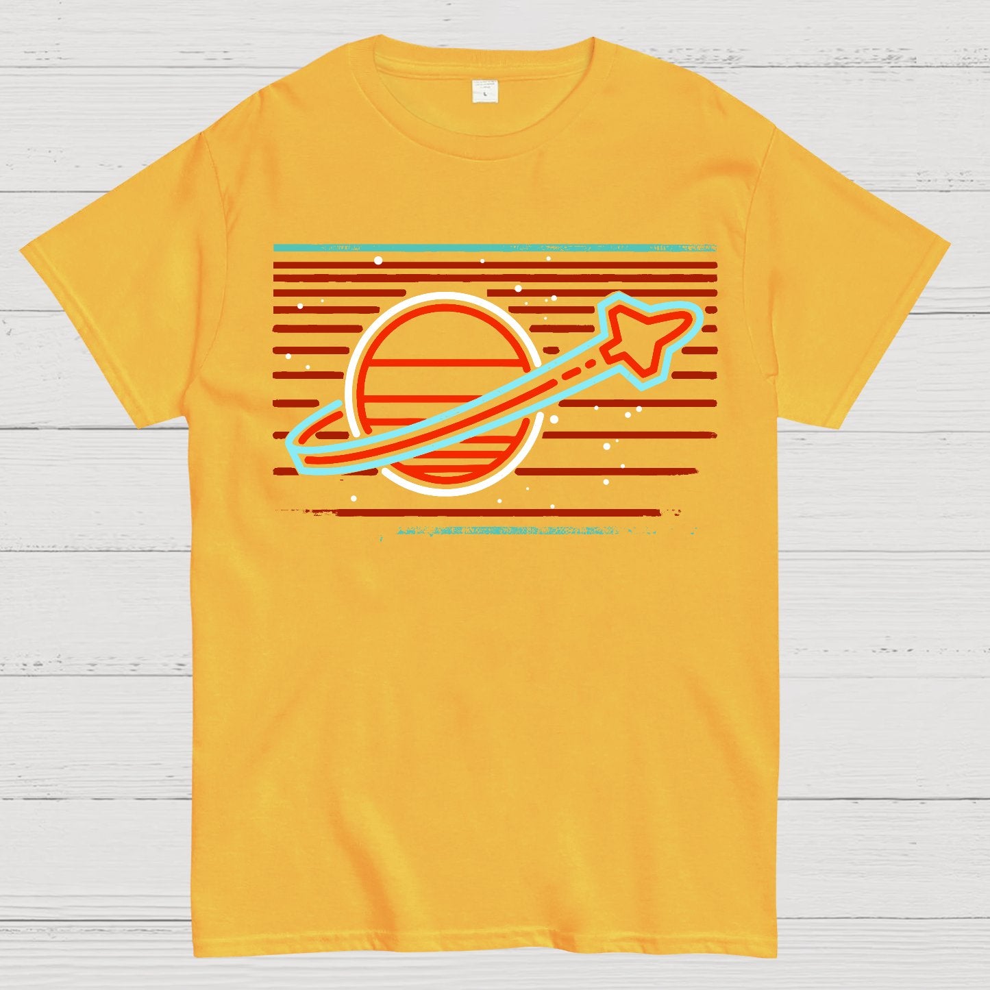 Retro Space Launch Geek T-Shirt
