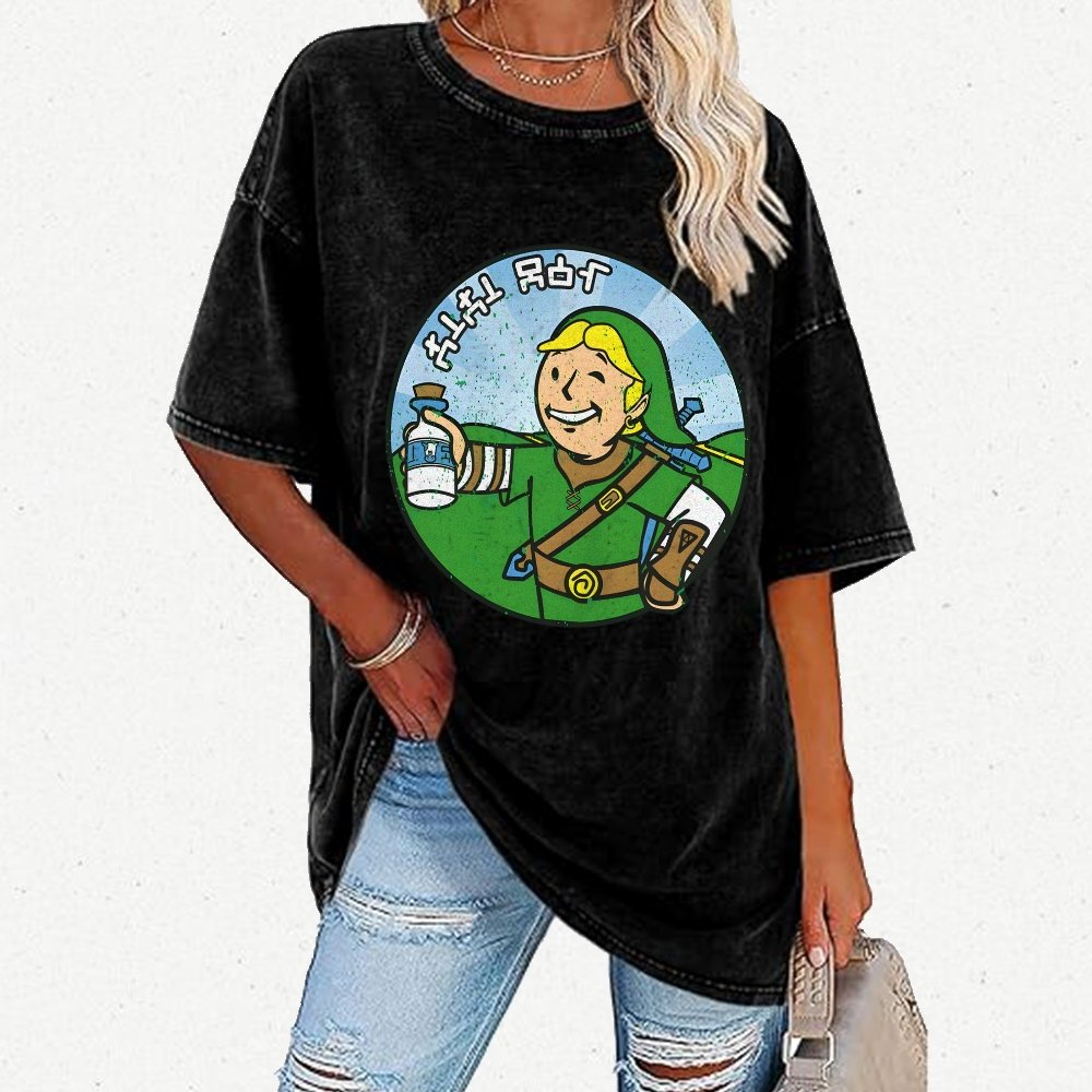 Mystic Milk Vintage Distressed T-shirt