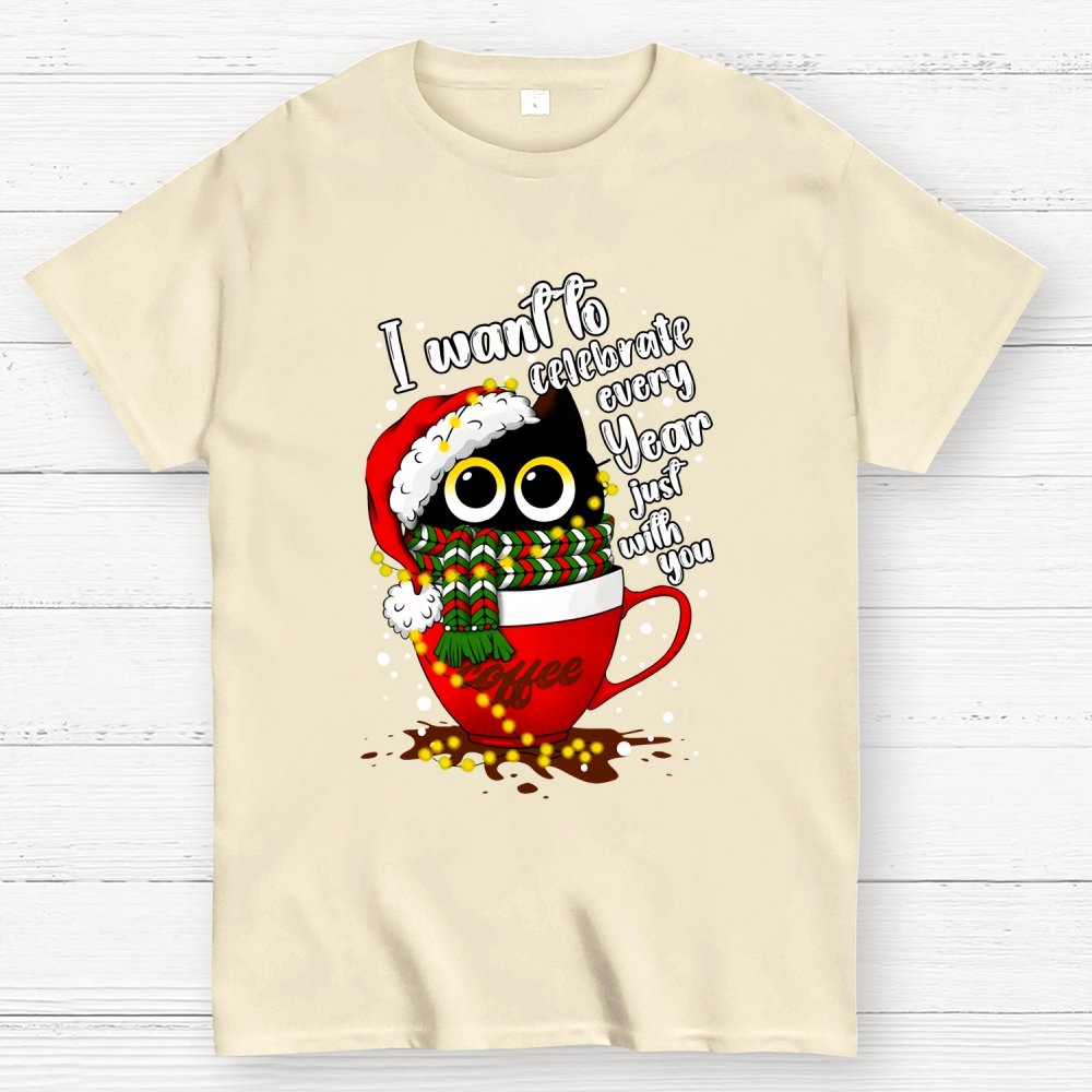 Christmas Cat Geek T-Shirt