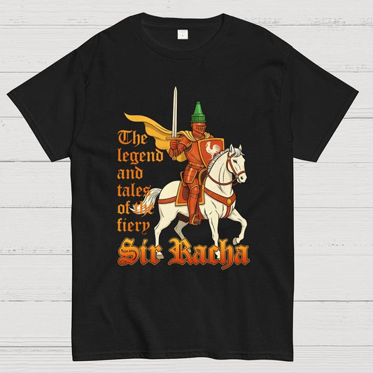 Sir Racha Art Print Geek T-Shirt
