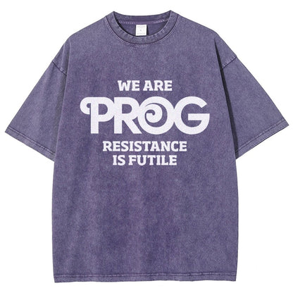 We Are Persistence Is Futile  Vintage Distressed T-shirt