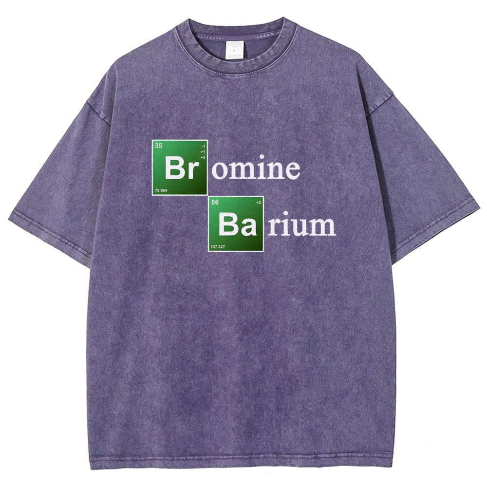 Chemical Adventure Bromine Barium Vintage Distressed T-shirt