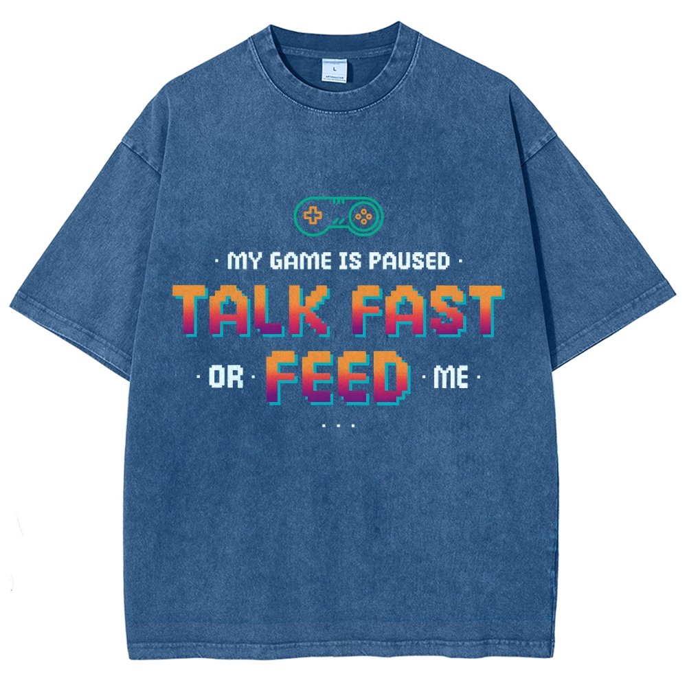 Feed the Gamer Vintage Distressed T-shirt