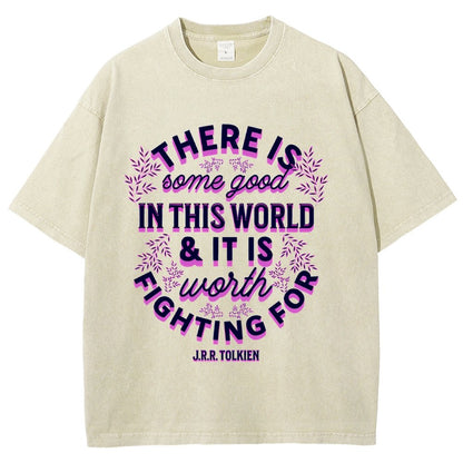 There is Some Good in This World Vintage Distressed T-shirt