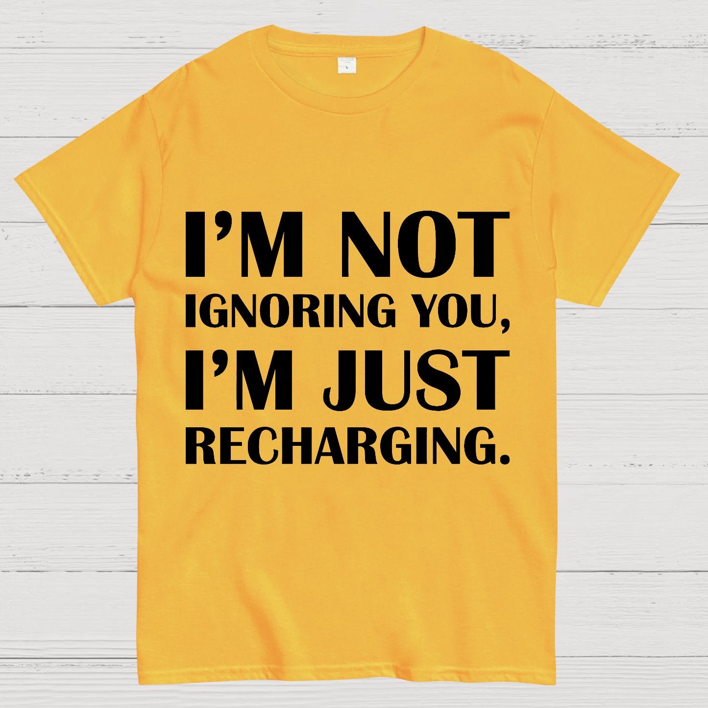 I’m Not Ignoring You, I’m Just Recharging Geek T-Shirt