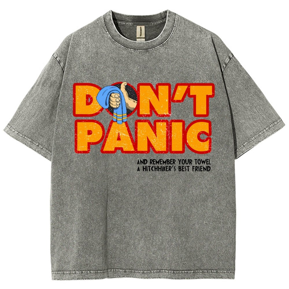 Pon't Panic Vintage Distressed T-shirt