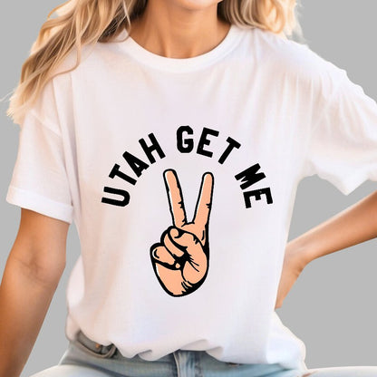 Utah Get Me Two Ocean Wave's Surf Shop Geek T-Shirt