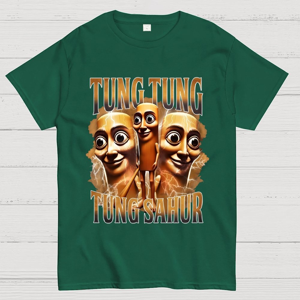 Tung Tung Tung Sahur Unisex Geek T-Shirt