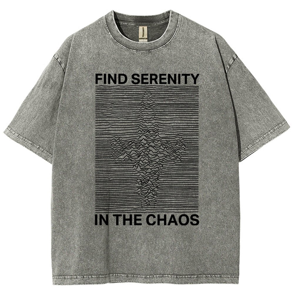 Serenity In Chaos Vintage Distressed T-shirt