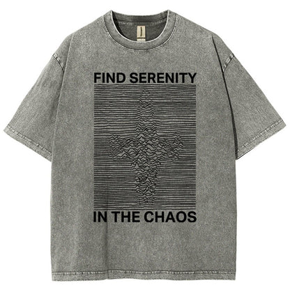 Serenity In Chaos Vintage Distressed T-shirt