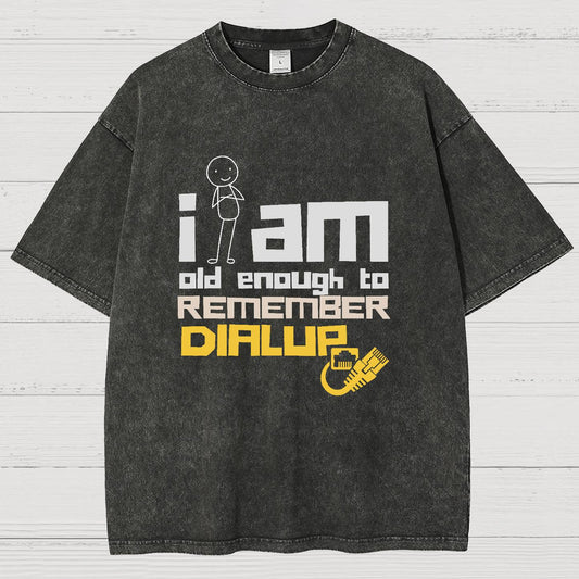 Dialup Internet Vintage Distressed T-shirt