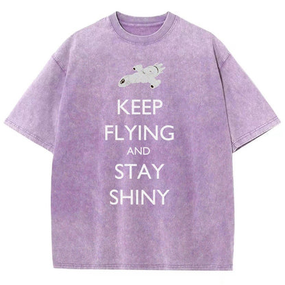 Keep Flying And Stay Shiny Vintage Distressed T-shirt