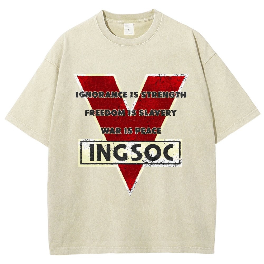 Ignorance Is Strength Tri Blend Vintage Distressed T-shirt