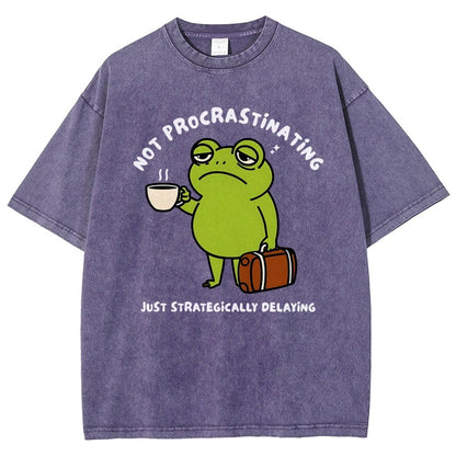 Not Procrastinating Vintage Distressed T-shirt