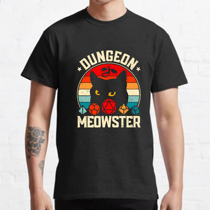Dungeon Meowster Nerdy T-Shirt