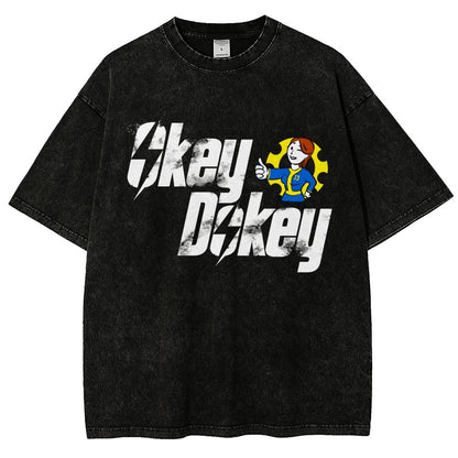 Okey Dokey Vintage Distressed T-shirt