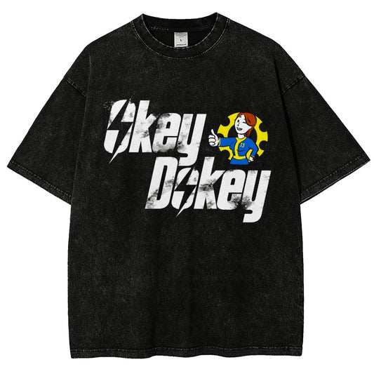Okey Dokey Vintage Distressed T-shirt