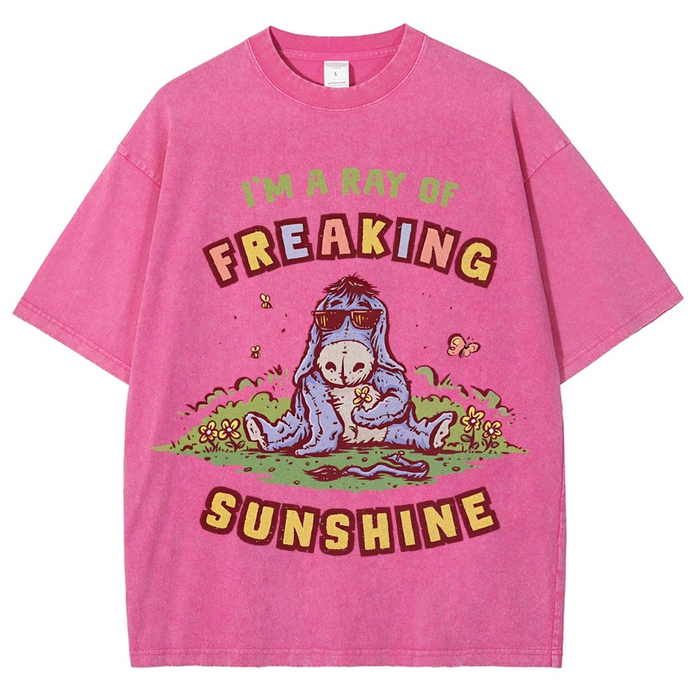 A Freaking Ray Of Sunshine Vintage Distressed T-shirt