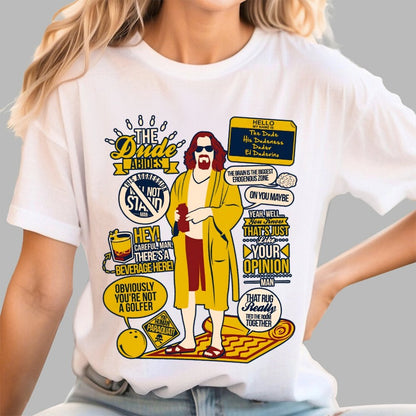 The Dude Quotes Geek T-Shirt