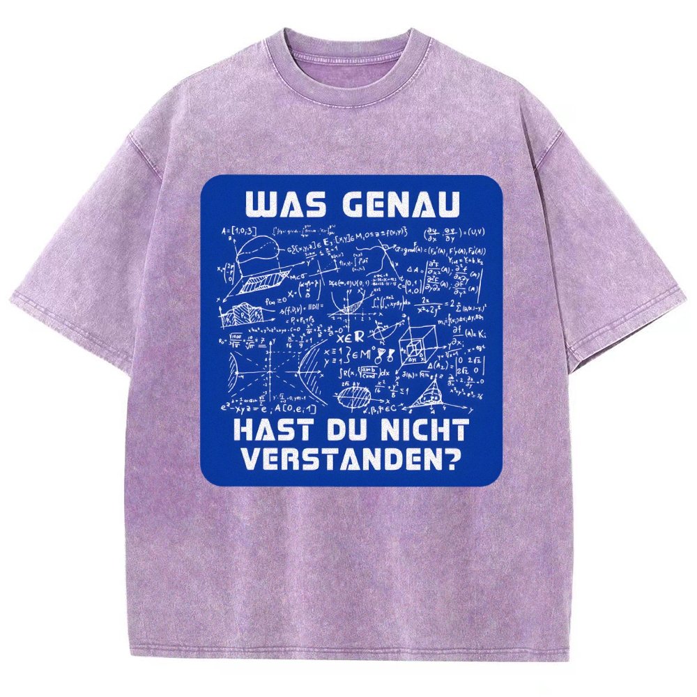 Was genau hast du nicht verstanden Vintage Distressed T-shirt