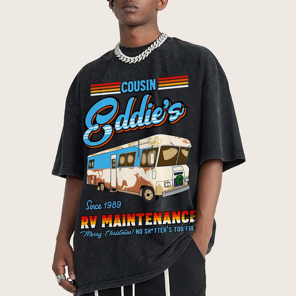 Holiday RV maintenance Christmas Humor Vintage Distressed T-shirt