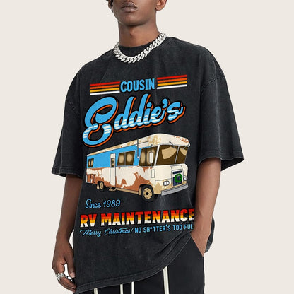 Holiday RV maintenance Christmas Humor Vintage Distressed T-shirt