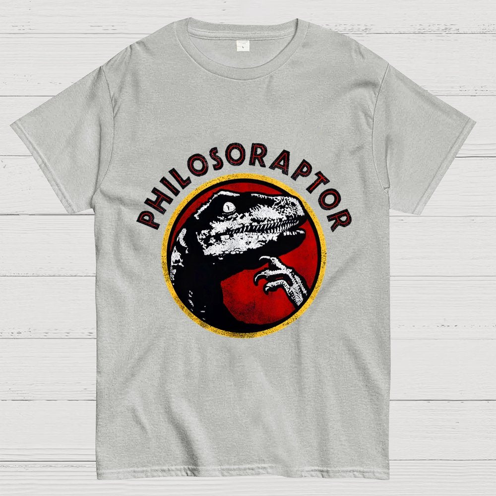 Philosoraptor Meme Funny Velociraptor Dinosaur Geek T-Shirt