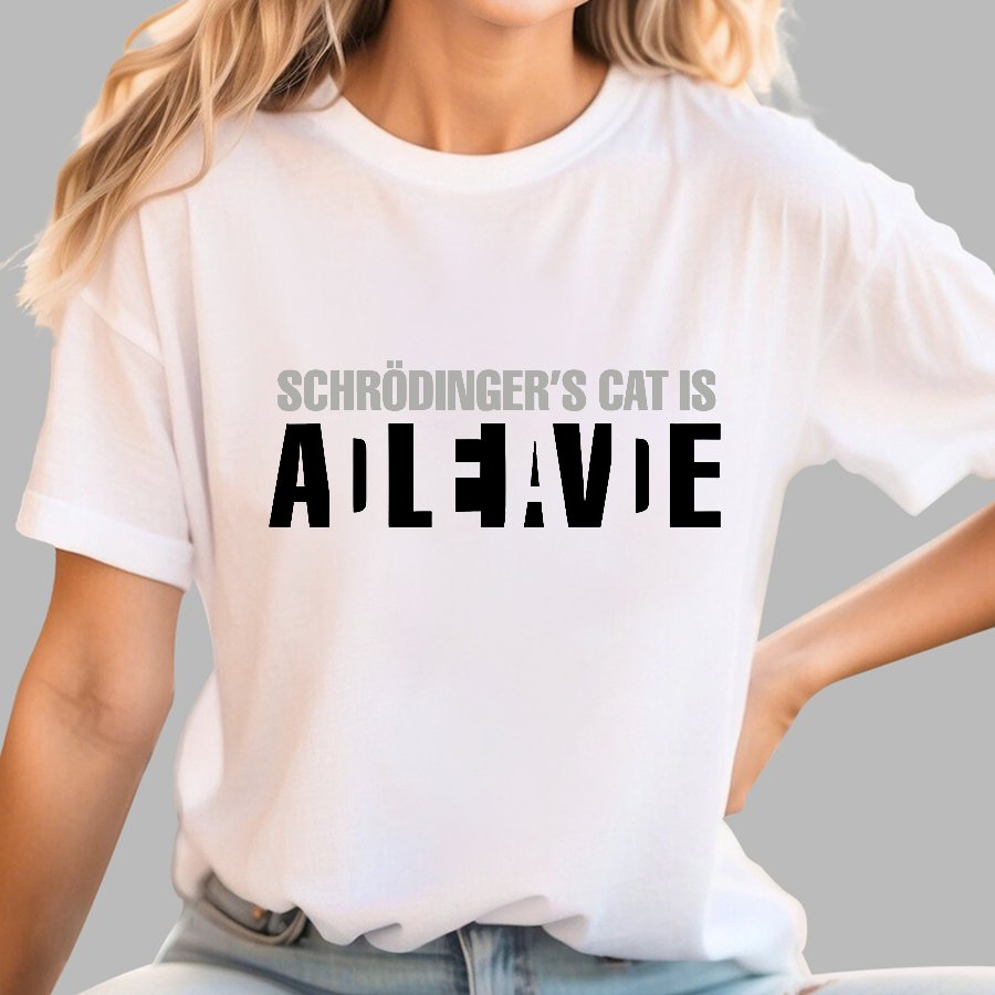 Schrodinger's Cat Is A Paradox Geek T-Shirt