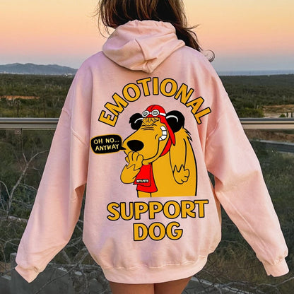 Support Or Not? Printed Back Unisex Cotton Hoodie